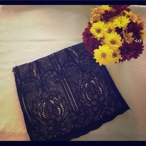 Forever 21 Black Lace Skirt